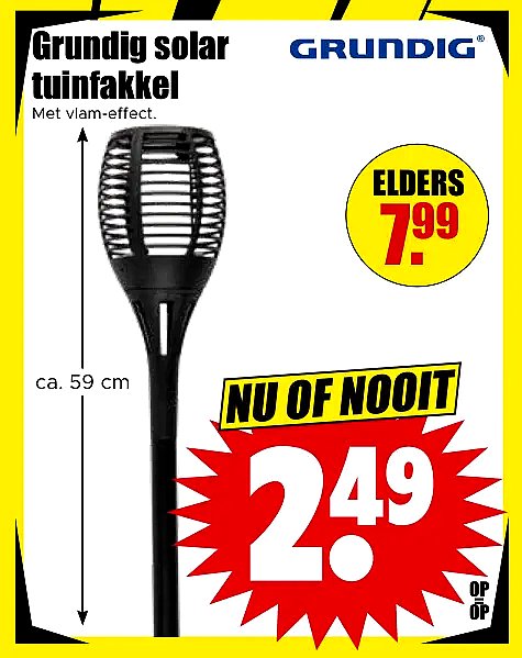 Solar tuinfakkel